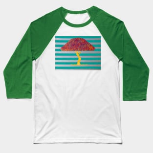 Candied Striped Golden Tree Baseball T-Shirt